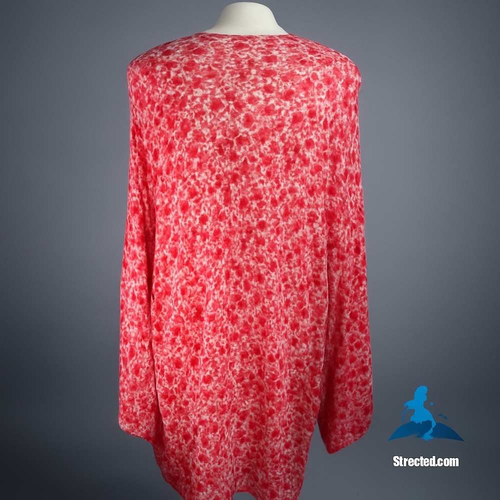 1138 Michael Kors Tunic Top – Size 3X – Red Floral - Picture 8 of 15
